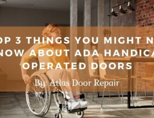 3 Things You Might not Know about ADA Handicap Operated Doors