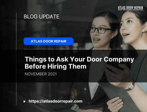Things to Ask Your Door Company Before Hiring Them