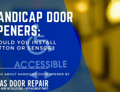 Handicap Door Openers: Should You Install Button or Sensor?