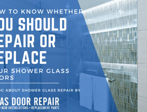 How to Know Whether You Should Repair or Replace Your Shower Glass Doors