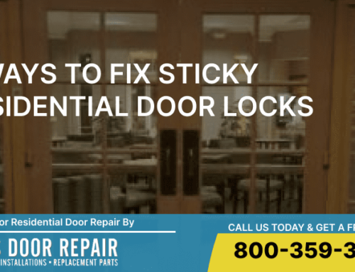 3 Ways to Fix Sticky Residential Door Locks