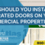 Why should you install fire doors on your commercial properties?